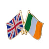 Pin's drapeaux croisés Royaume-Uni & Irlande