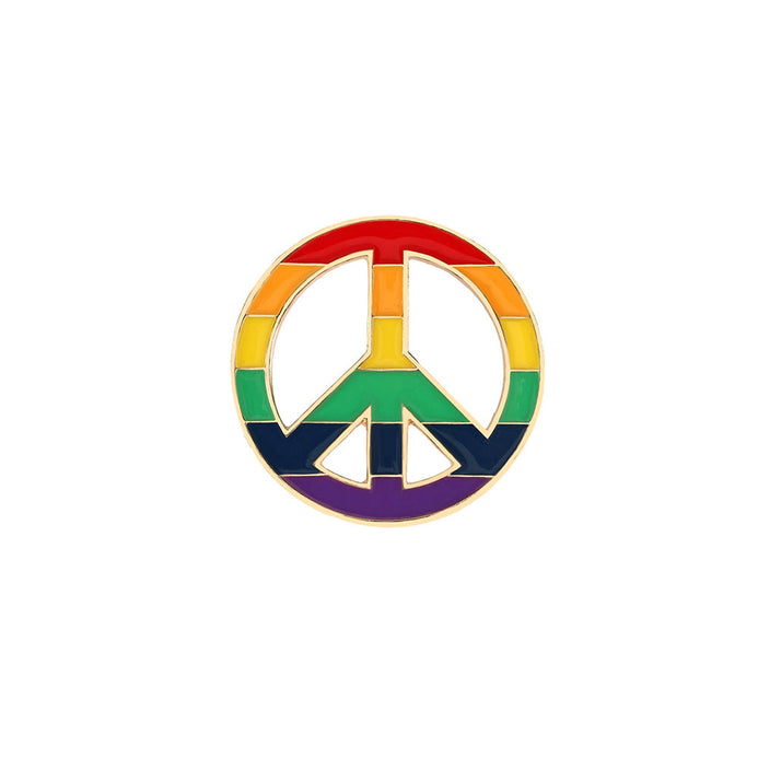 Pin's peace drapeau LGBT