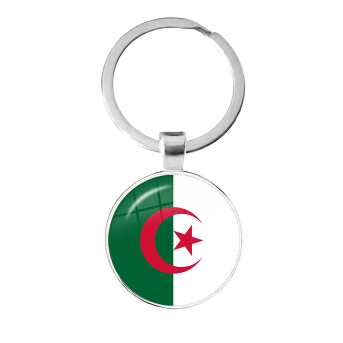 Porte-clés drapeau Algérie