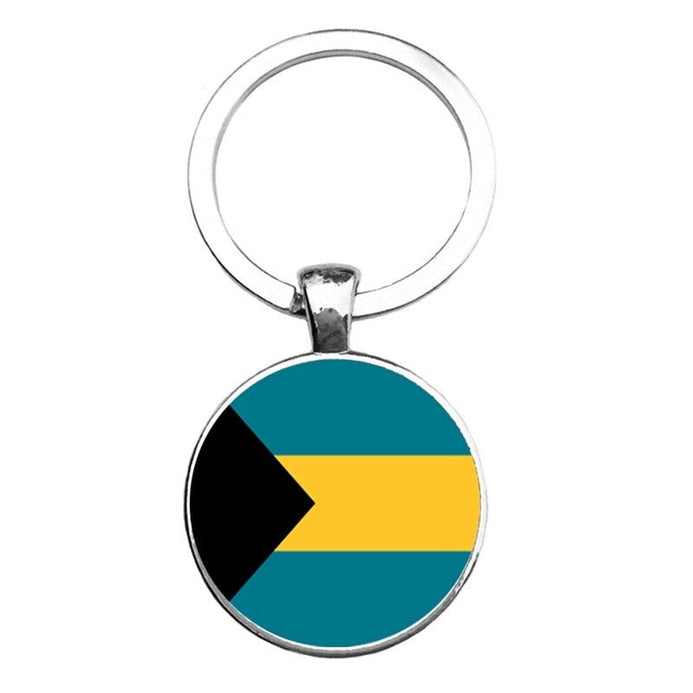 Porte-clés drapeau Bahamas