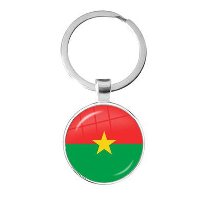 Porte-clés drapeau Burkina Faso