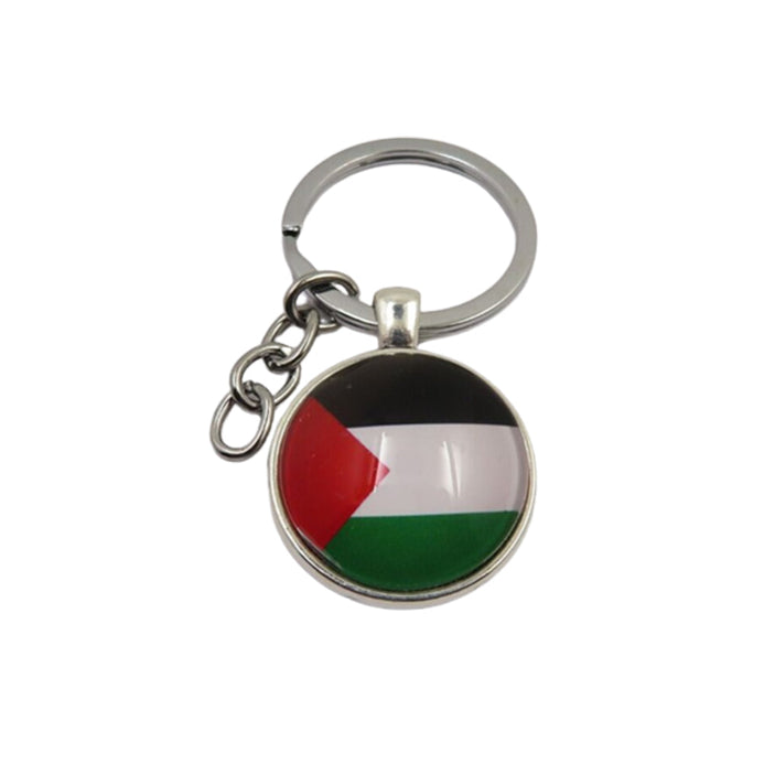 Porte clé homme pendentif drapeau ALGERIE Acier Porte clé homme pendentif drapeau ALGERIE Acier