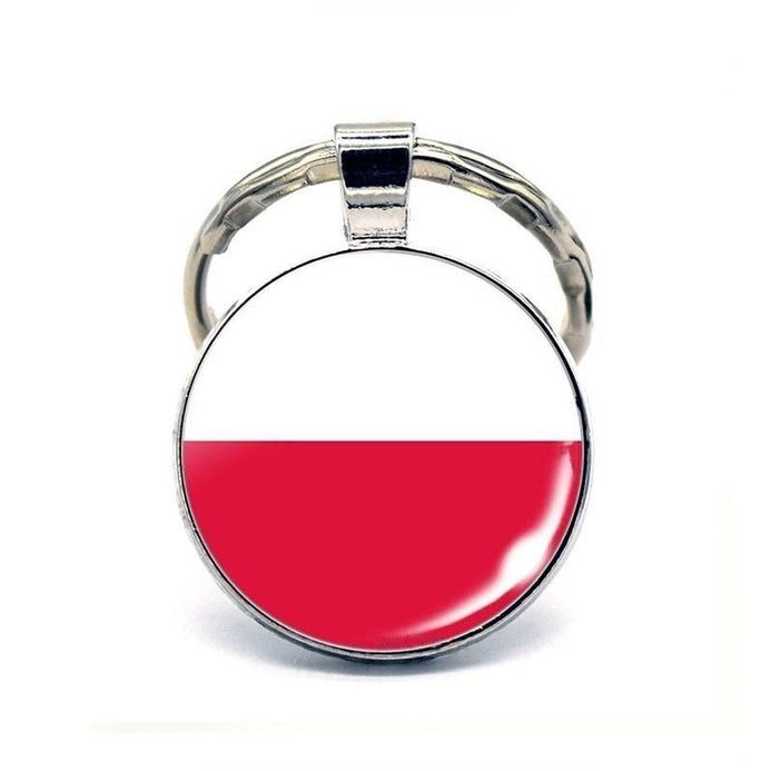 Porte-clés drapeau Pologne