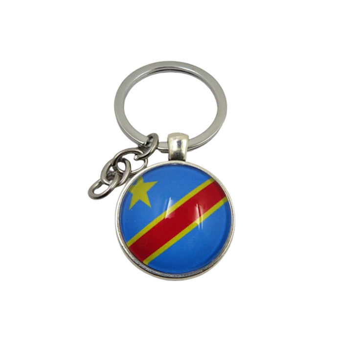 Porte-clés drapeau RDC