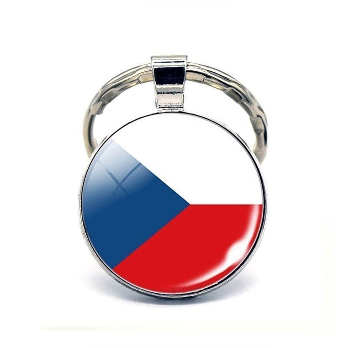 Porte-clés drapeau République Tchèque