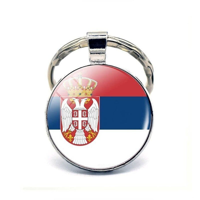 Porte-clés drapeau Serbie