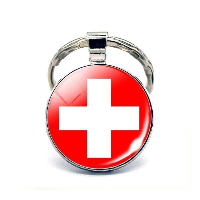 Porte-clés drapeau Suisse