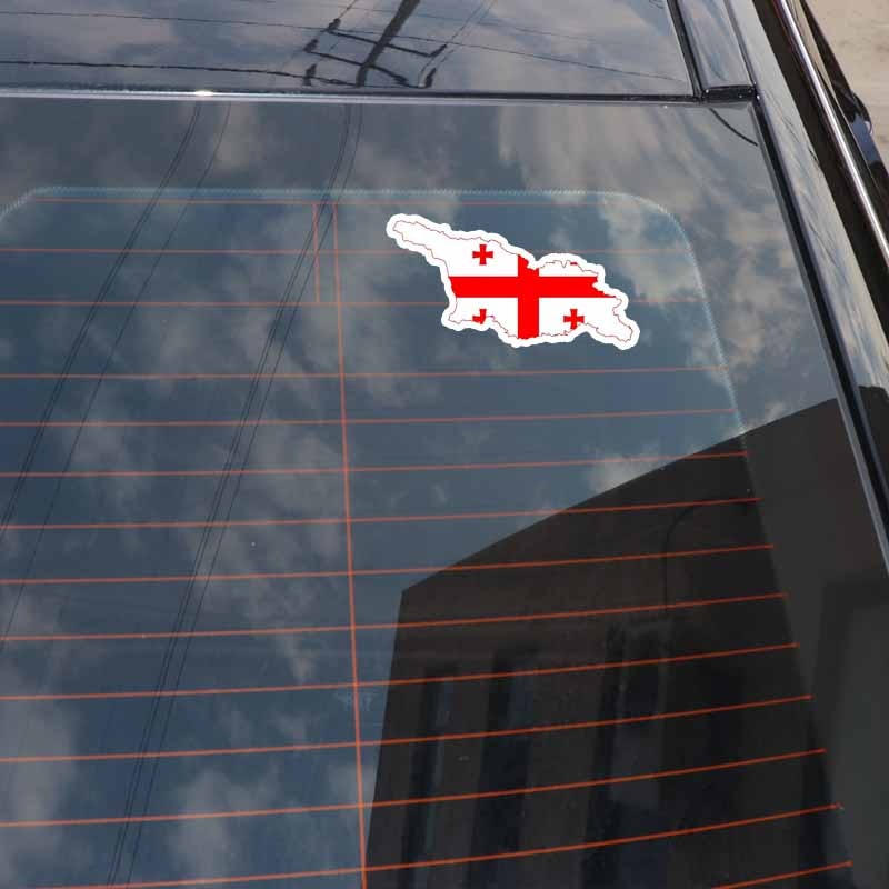 Sticker drapeau Géorgie