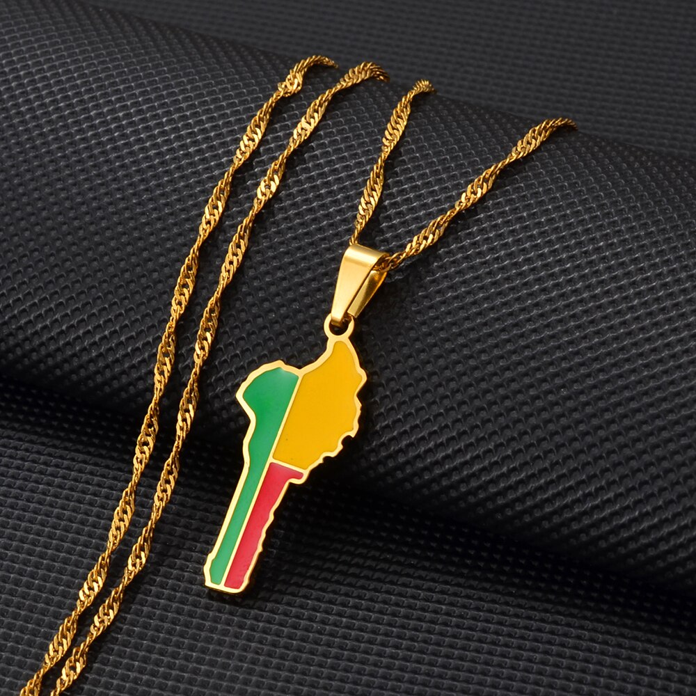 Collier drapeau Bénin