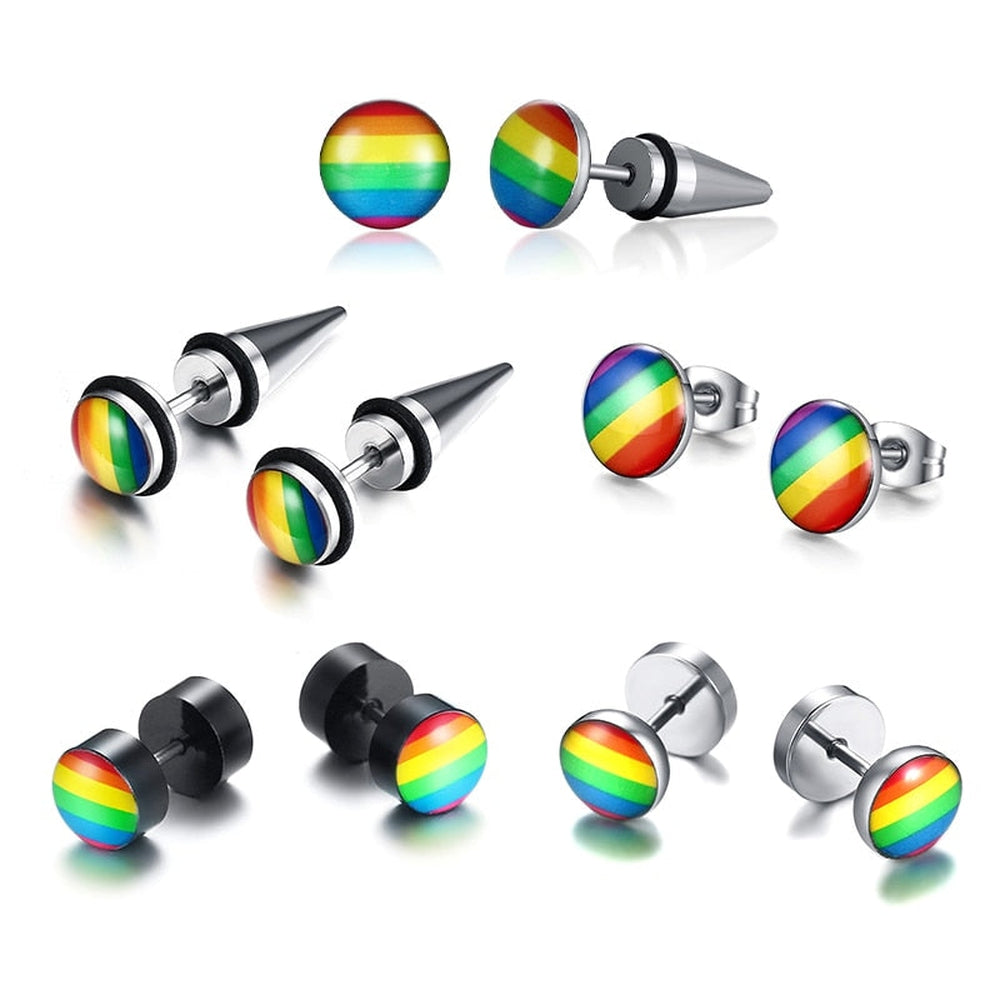 Piercings drapeau LGBT