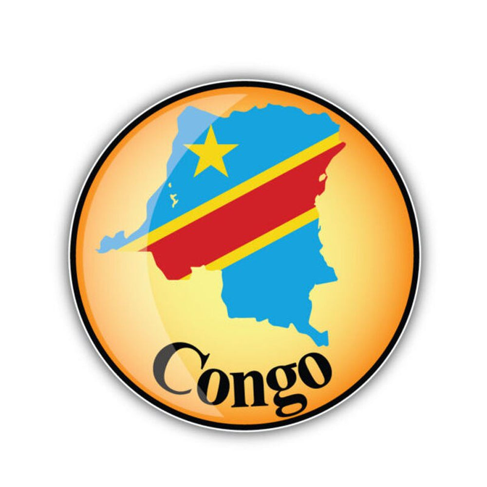 Sticker drapeau RDC – King Drapeaux