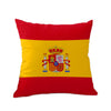 Taie d'oreiller drapeau Espagne