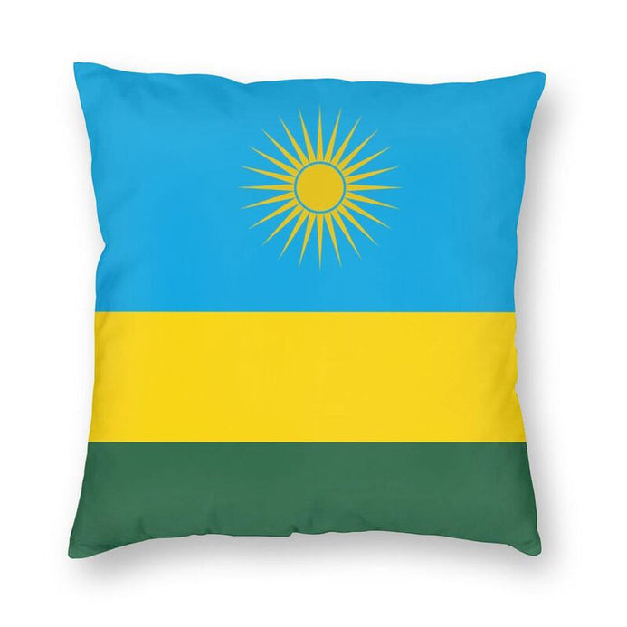 Taie d'oreiller drapeau Rwanda