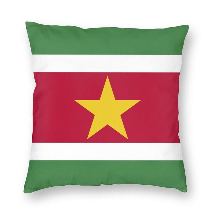 Taie d'oreiller drapeau Suriname