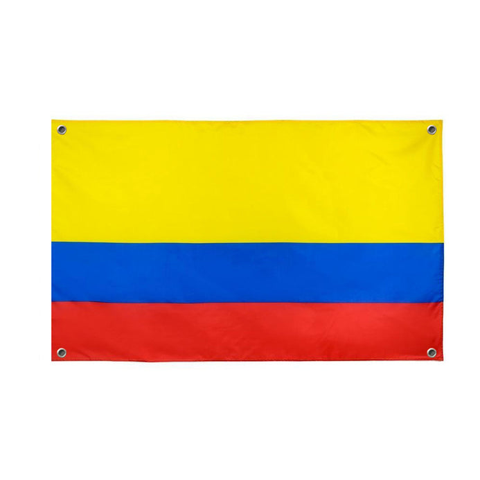 Drapeau Colombie 4 œillets