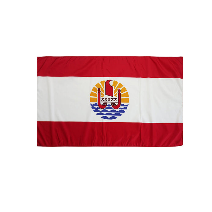Drapeau Polynésie française pour bateau